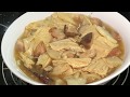 Braised meat with fuchuk (dried beancurd) 腐竹红烧肉