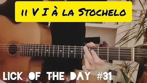 Gypsy Jazz Guitar Lick  Of The Day #31 - ii V I à la Stochelo - Night & Day, Stochelo Rosenberg