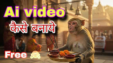 Ai monkey video कैसे बनाये || How to make ai monkey video free