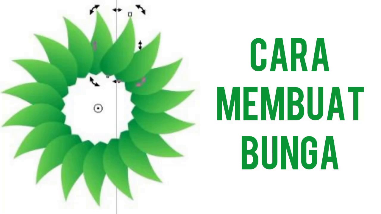 CARA MEMBUAT BUNGA DI COREL DRAW. Tutorial corel draw X6 untuk pemula ...