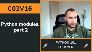 C03V16 -  Python modules, part 2