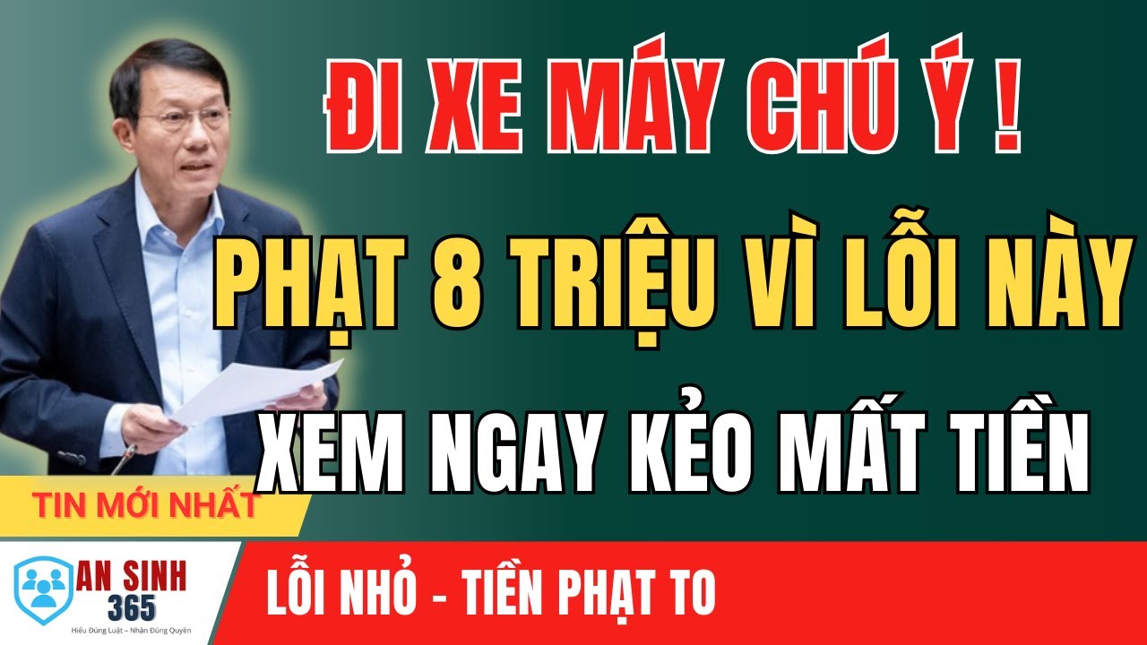 Sốc: Mức Phạt 8 Triệu Đồng Cho Người Đi Xe Máy Thiếu Giấy Tờ - Đừng Để Mất Tiền Oan!