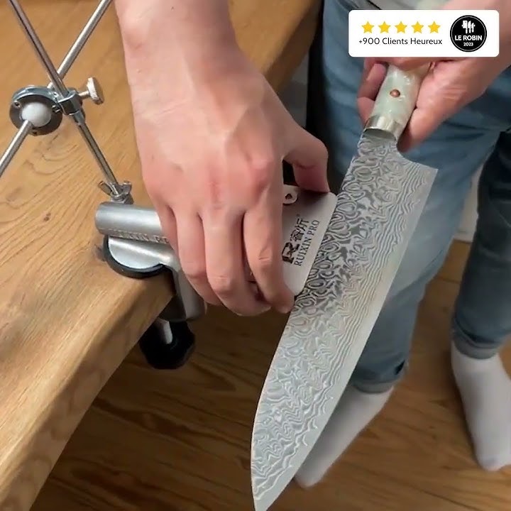 Le Robin 2 Kit - Aiguisez vos couteaux comme un rasoir en 10 minutes