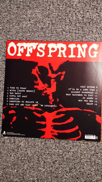@offspring smash hmv 100th anniversary limited edition No.19 vinyl #unsleeving. (unboxing).
