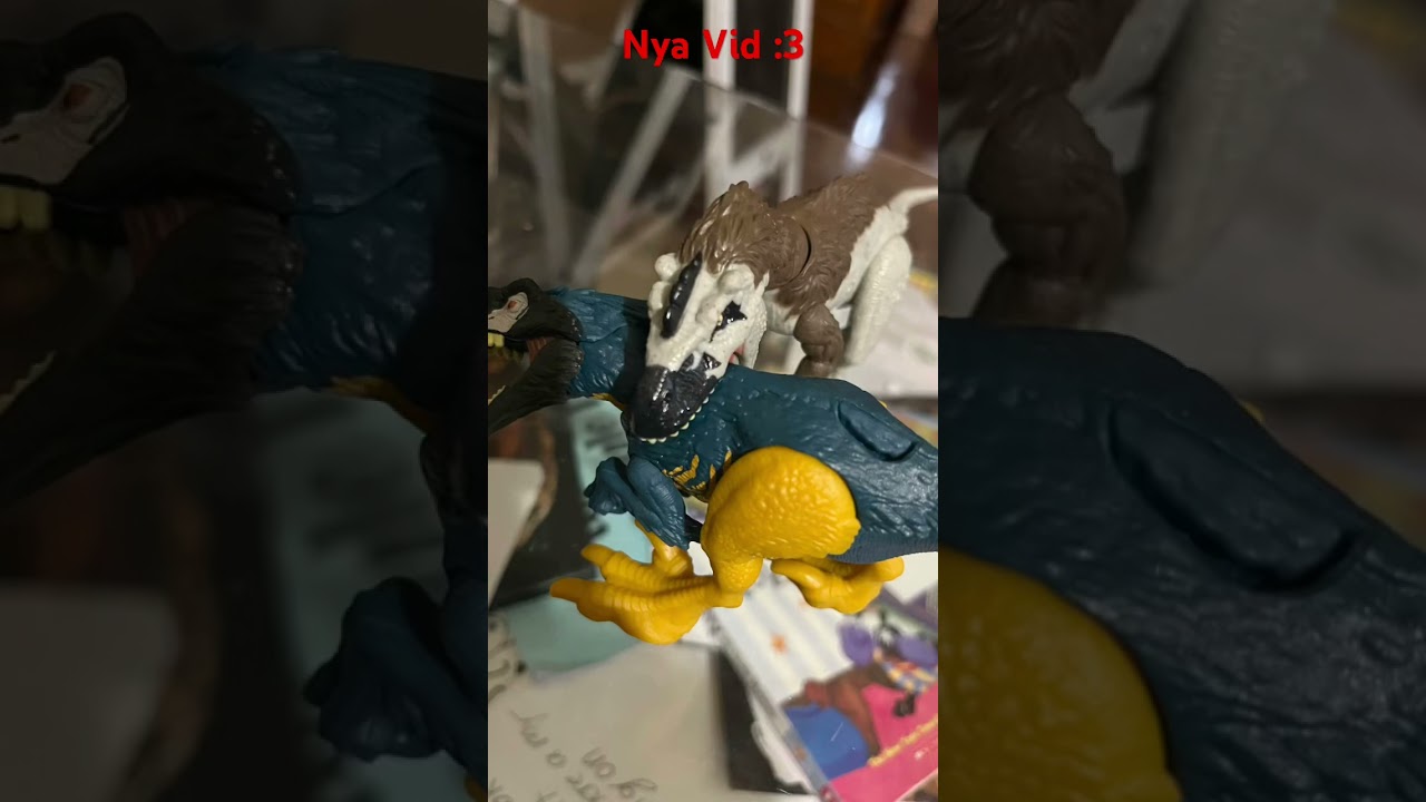 Xuanhanosaurus Bites Blue Pyroraptor :3 