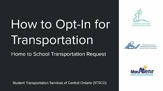 How To Opt-In For Home To School Transportation