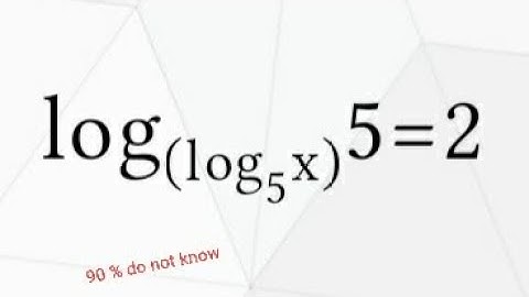 Solving Logarithmic equation Of Olympiad | ‎@Olympiadlearning 