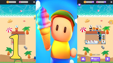 Nice Cream Idle Dessert Tycoon Gameplay Mobile Game Walkthrough All Levels Android Ios #1