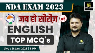 NDA 2023 English #8 | Most Important MCQs | जय हो सीरीज़ | Vikas Sir | Utkarsh Defence Academy