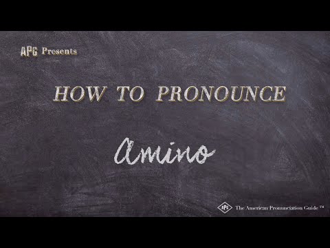 How To Pronounce Amino Real Life Examples