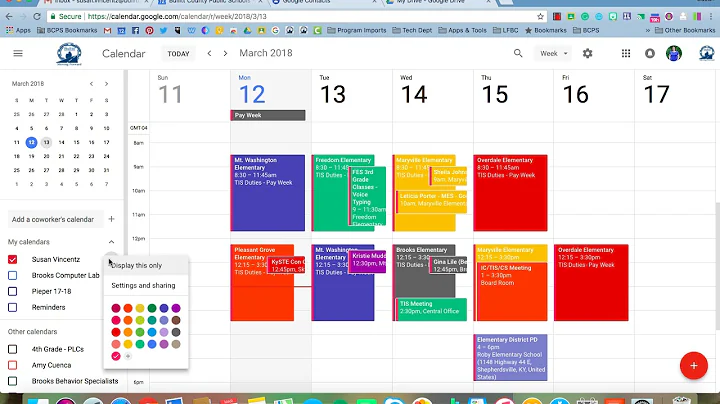 Time Zone Google Calendar