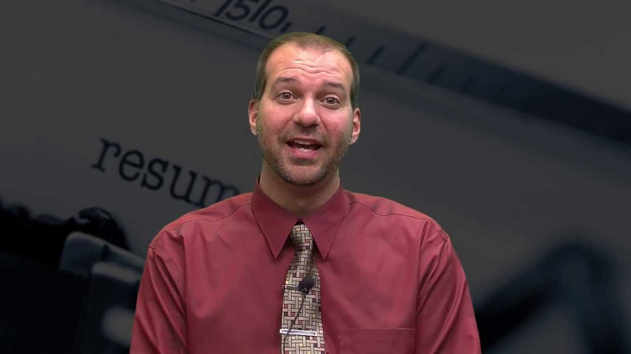 Resume Tips from Systems Personnel