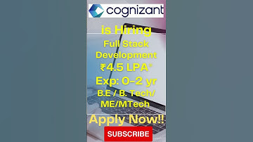 Cognizant Off Campus Hiring | CTS Off Campus#jobforfresher #recruitment2023 #viral #jobs #viralvideo