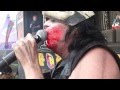 Lizzy Borden paints the audience - Zwarte Cross Holland