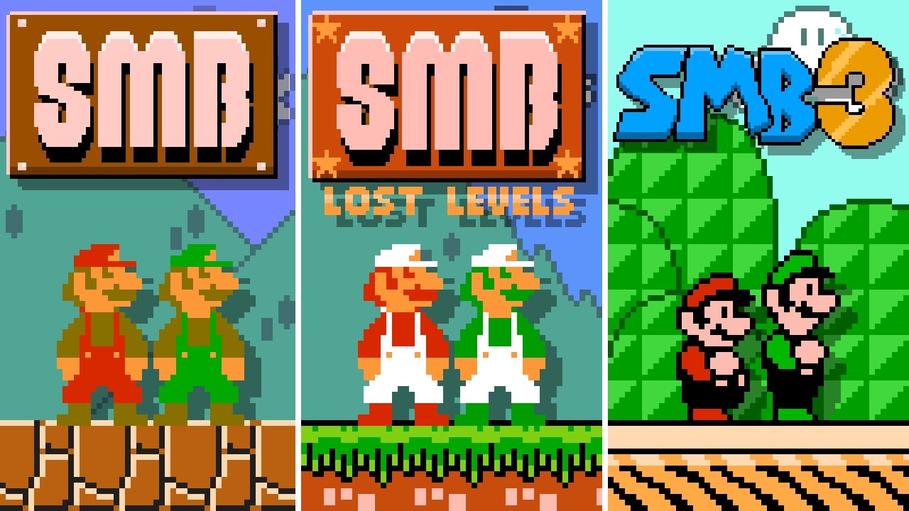 Super Mario Bros, but it's a Co-op (Super Mario Brothers Remix 1.3)