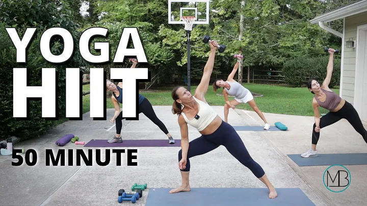 50 MIN Low Impact HIIT Yoga Workout | Sculpt & Ton...