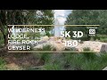 Wilderness Lodge Fire Rock Geyser (5K 3D 180° VR)