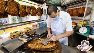 Open 3 hrs only! Michelin Award Roast Pork Belly Master #wongmeikee  Malaysia Street Food