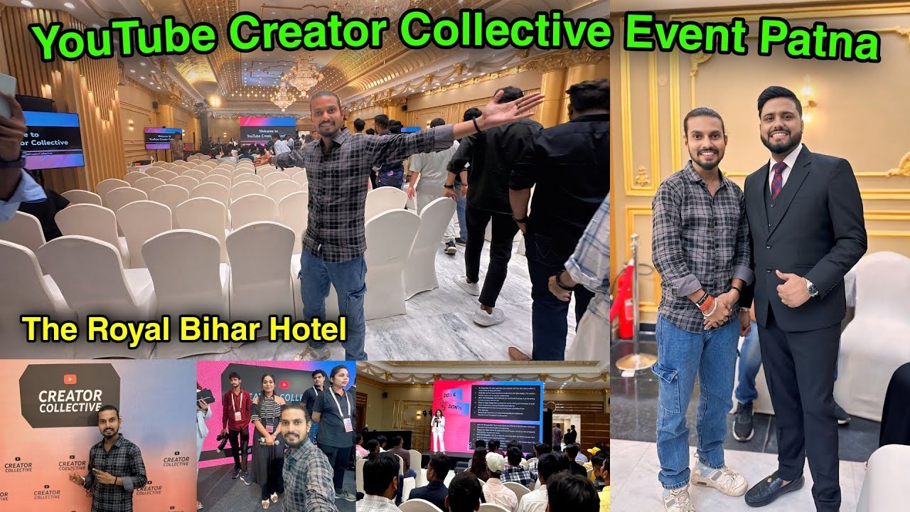 YouTube Creator Event Patna 2024|YouTube Creator Collective Event Patna Meet ​@MahatmajiTechnical