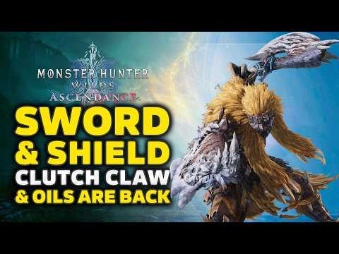 Monster Hunter Wilds Ascendance Sword & Shield OILS Are BACK?! New Moves & Gameplay
