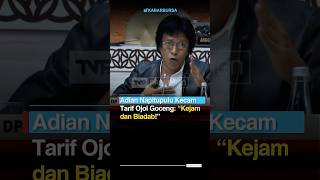 Adian Napitupulu Kecam Tarif Ojol Goceng: Kejam dan Biadab!
