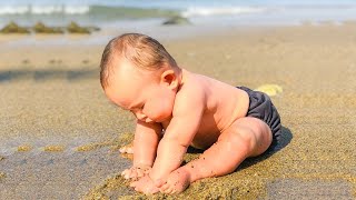 WOW!! Baby Explore Outside World  || Big Daddy