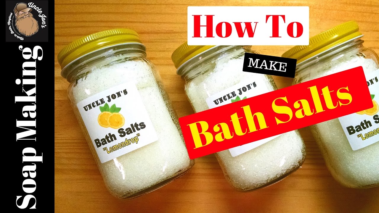 How To Make Citrus Bath Crystals Easy Recipe YouTube