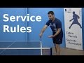 Table Tennis Serve Rules