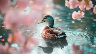Soft Lofi Music & Peaceful Spring Duck Pond – Chill Instrumental Background for Study, Work or Focus screenshot 5