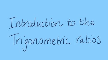 Introduction to the trigonometric ratios in right angled triangles | Year 10 Trigonometry