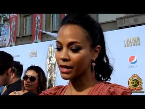 Zoe Saldana speaks about her Latino heritage at the Alma Awards - YouTube