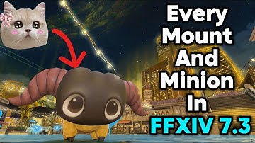 every mount and minion in FFXIV 7.3 [Dawntrail]