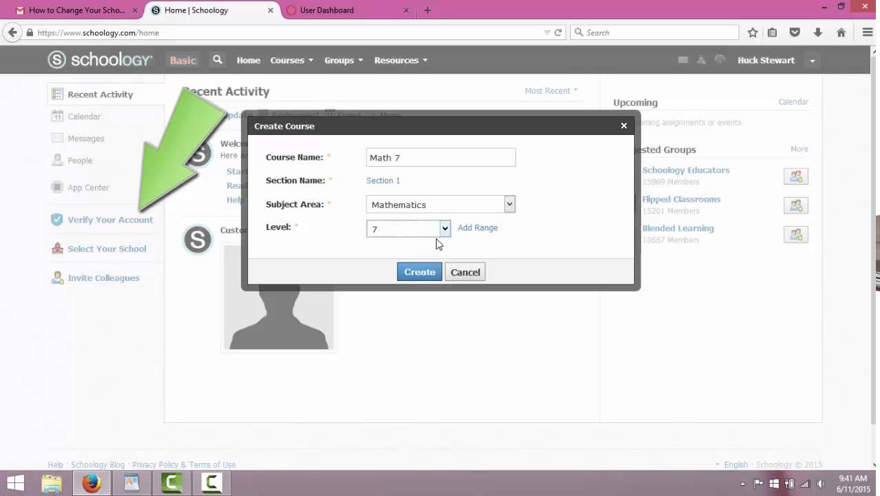 Creating Courses in Schoology YouTube