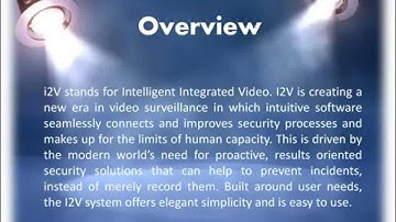i2V Video Management Software Company