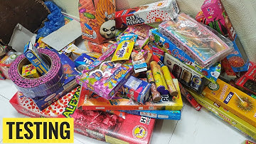 Diffrent Masala Diwali Crackers Testing Fireworks stash testing 2021 Diwali video creator yogesh