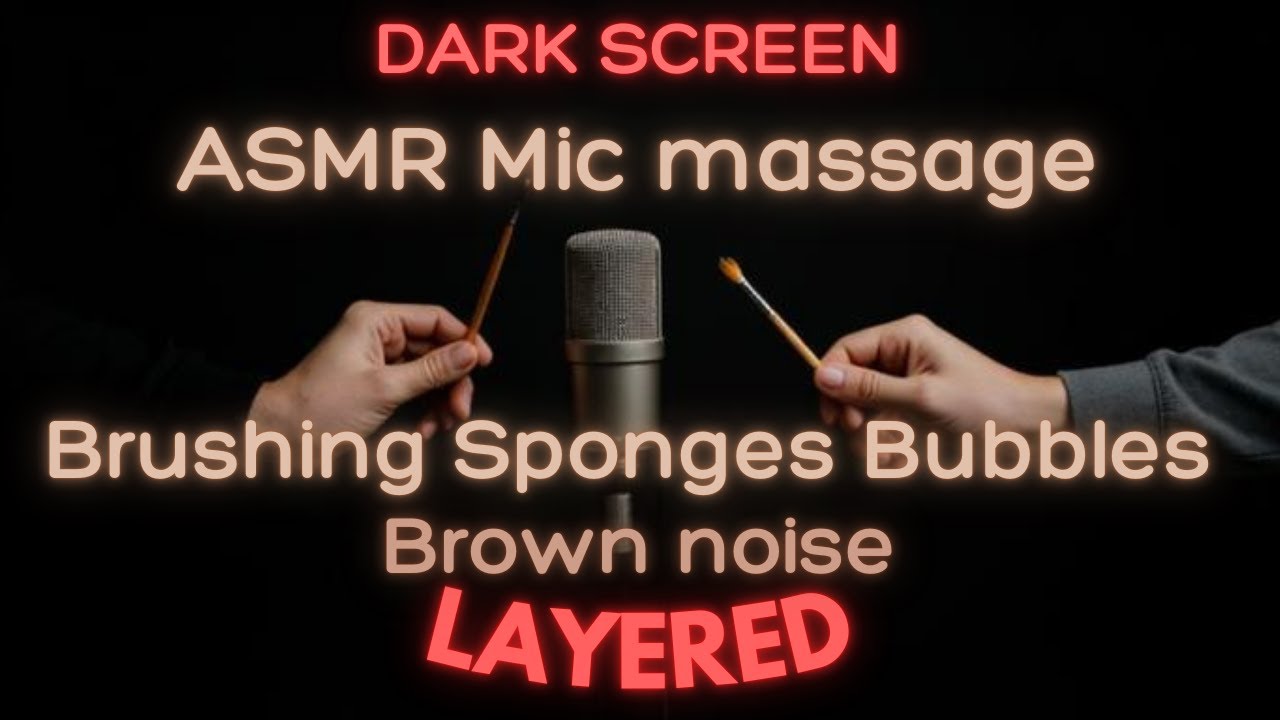 Layered Mic ASMR Play: Bubble Wrap, Sponges & Brushes (Intense Relief)