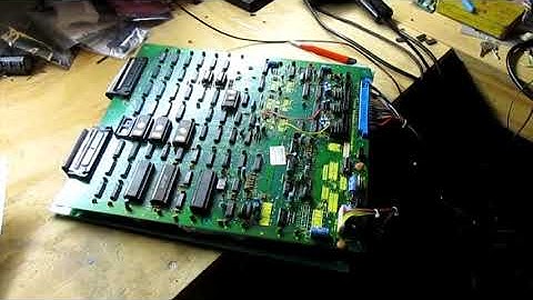 Donkey Kong Jr PCB repair and test