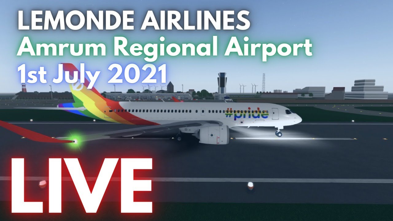 LeMonde Airport LIVE - Amrum Regional Airport - Economy - 1st July 2021 (ROBLOX)