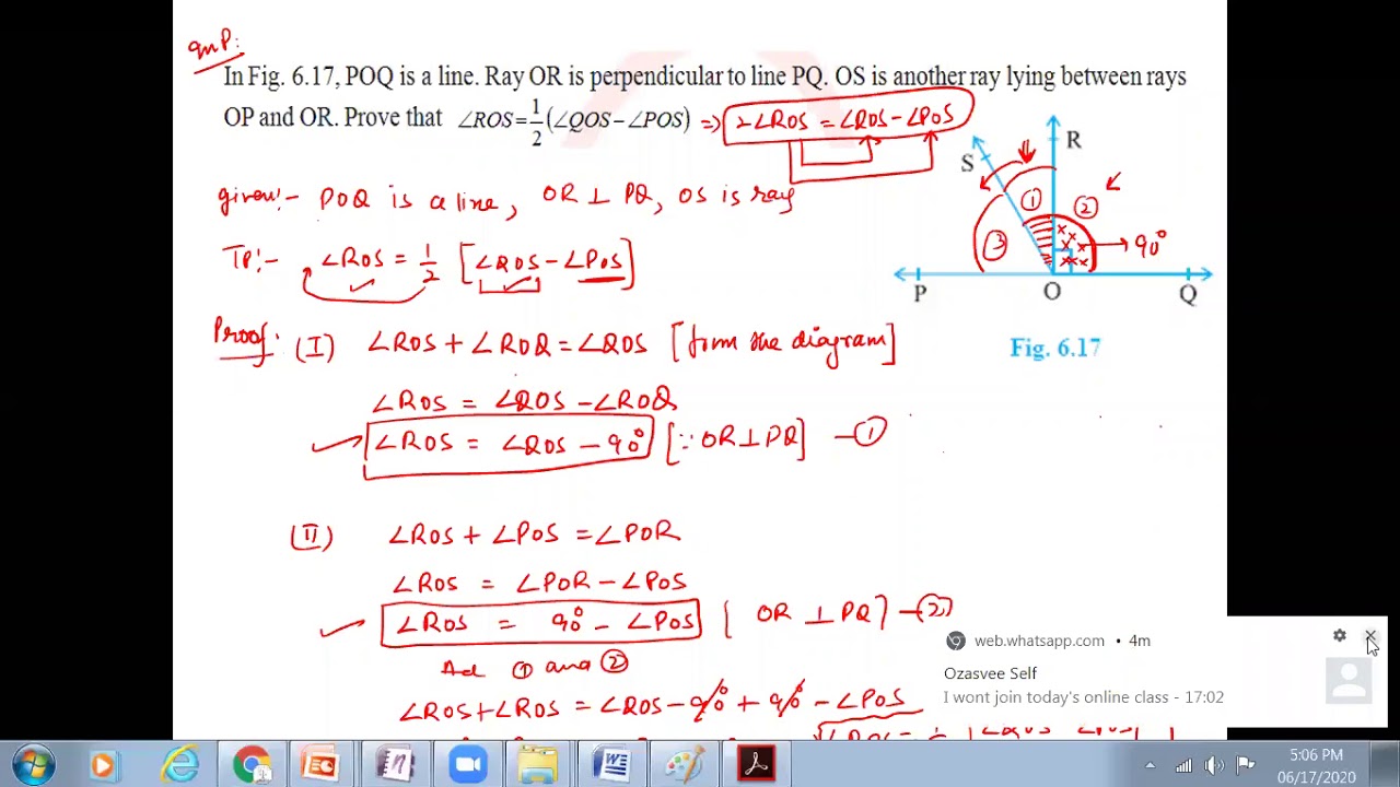 Lines and Angles Class 9 II Lecture -2 II 6.1 Q5, Q6 and Parallel Lines ...