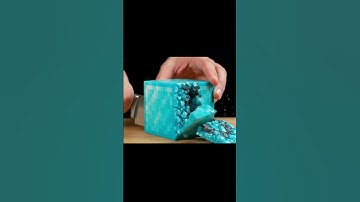 ASMR Slicing a Minecraft Diamond Block ✨🔪 | Oddly Satisfying ASMR #asmr #minecraft #ai