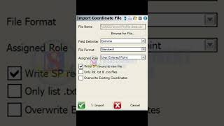 Importing Data using Field Genius Windows