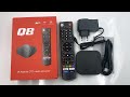 Q8 s905y4 tv box vs atv os 4k media player smart voice remote control 4gb 32gb set top box