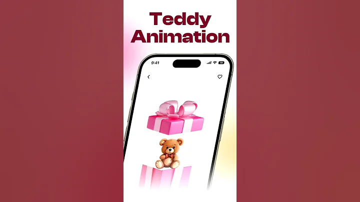 Figma Prototyping Animation | Teddy Gift Packing #figmaanimation #figmaprototype