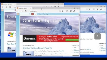 Minimize Desktop Windows with Shake - One Cool Tip