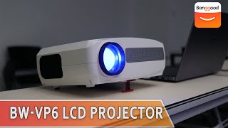 BlitzWolf BW-VP6 LCD Projector | 6000 Lux Full HD 300 | Native 1080P Projector | Banggood