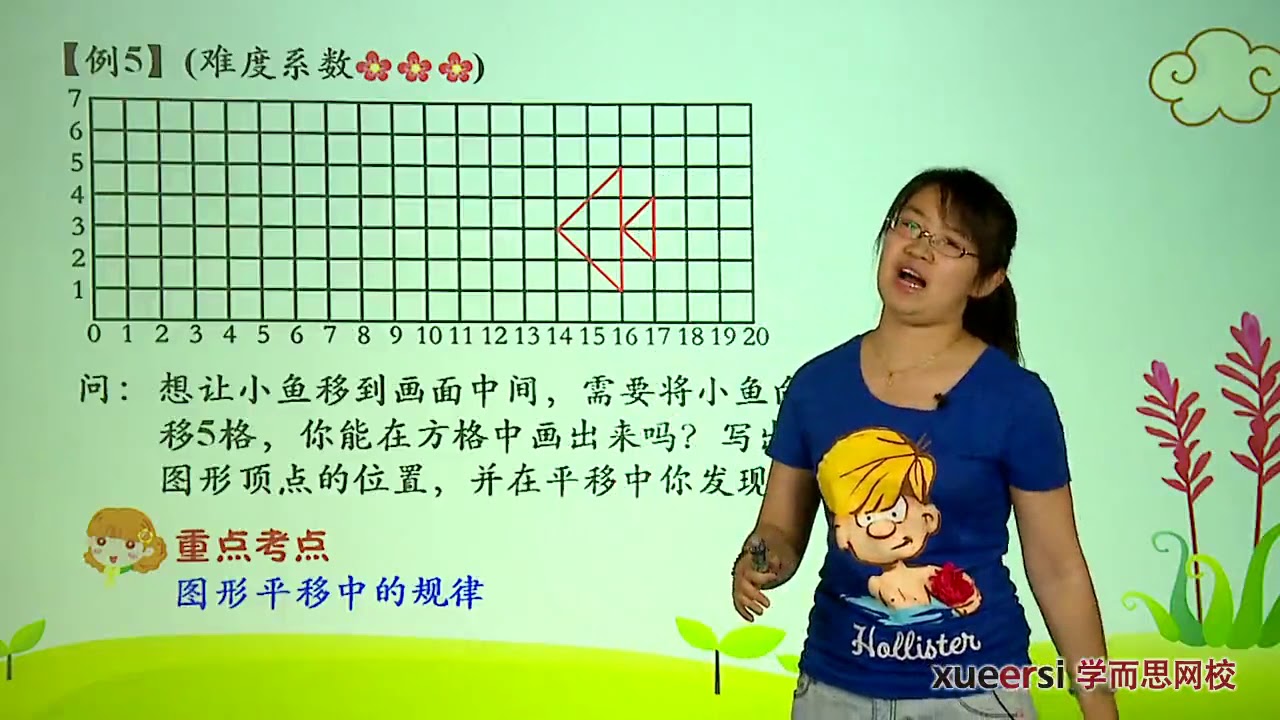 学而思六年级位置例4 例5 - YouTube