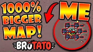 x1000 Times Bigger Map! Global Range Sniper Build! | Brotato