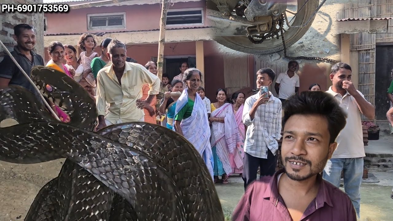 ছিপাঝাৰ বৰ কলীয়াঝাৰত সাপ উদ্ধাৰ কৰিব যাওঁতে বিপদ হ'ল,নেদেখা জনৰ আশীৰ্বাদ বিপদ, হোৱা যেন নাপালো।