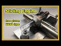 Free Piston Stirling Engine (NASA type from glass syringes)