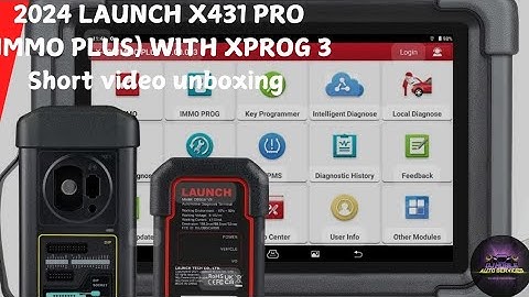 LAUNCH X431 PRO (IMMO PLUS) WITH XPROG 3 UNBOXING. WHAT